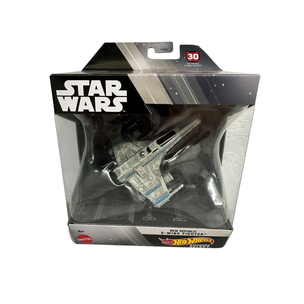 Hot Wheels Star Wars Starships Select New Republic E-Wing Fighter Mattel NEW NIB